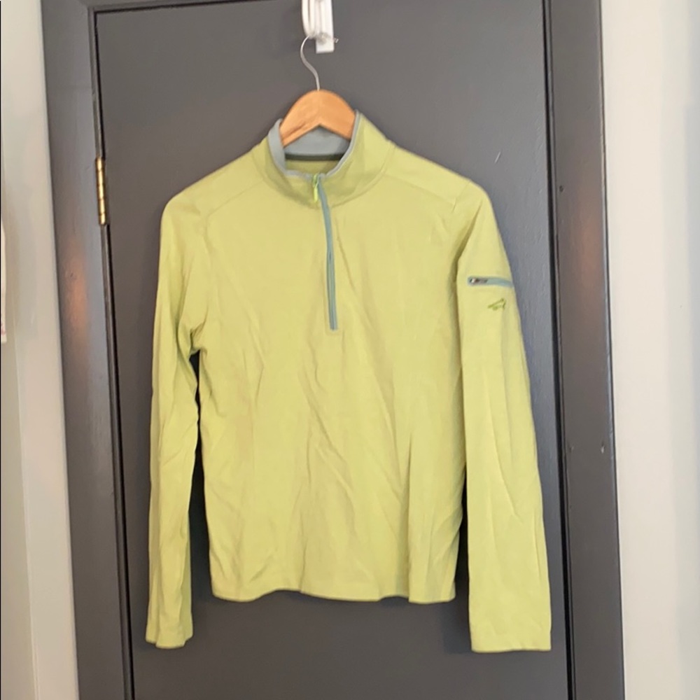 Like green Horney Toad 3/4 zip